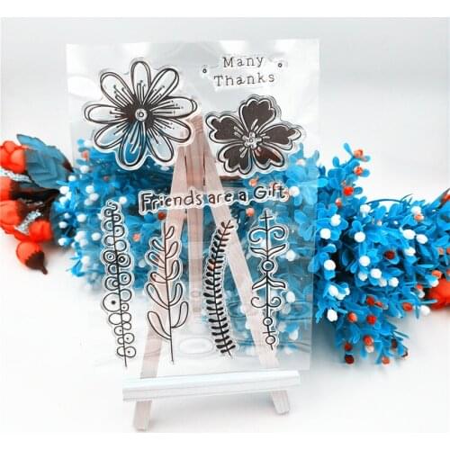 Hot sale seaweed Transparent Clear Stamps / Silicone Seals Roller Stamp for DIY scrapbooking photo album/Card Making