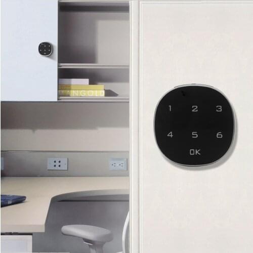 Touch Key Password Cabinet Lock Home Office Furniture Desk Drawer Locker Combination Code Lock Smart Home Security Safe