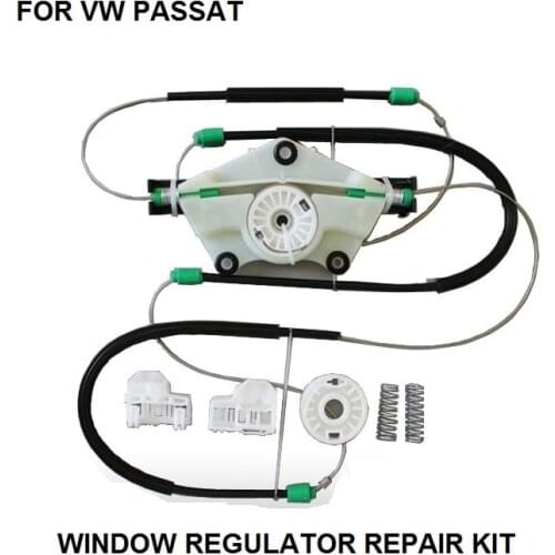 FOR VW PASSAT WINDOW REGULATOR REPAIR CLIP KIT FRONT LEFT SIDE NEW SET 1996-2005