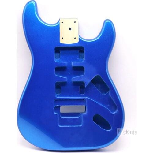 Aspen wood FY electric guitar body, metallic blue
