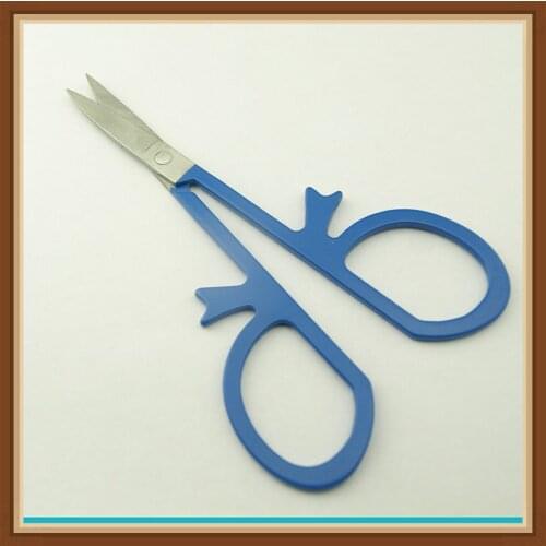 Easy Nail 2pcs Professional Blue New designMuti. Nail Scissor Manicure For Nails Eyebrow Nose Eyelash Cuticle Scissors Curved