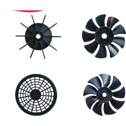 Fan blade capacitor box Autus direct-connected air compressor accessories piston small air pump motor cooling fan 550W 750W 1100