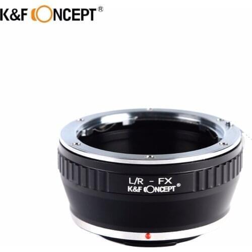 K&F CONCEPT Camera Lens Mount Adapter Ring of Metal For Leica R Mount Lens to for Fujifilm FX Mount Camera Body