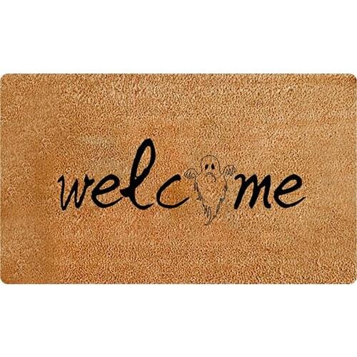 Creative Halloween Letter Doormat Multi-purpose Absorbent Pad Non-Slip Blanket for Kitchen Bedroom Bathroom ASD88