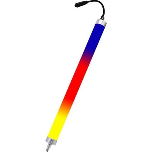 D40mm/360 degree/100cm long/UCS2903 DC24V 144LEDs/24pixels pixel rgb 3D neon meteor light;IP40