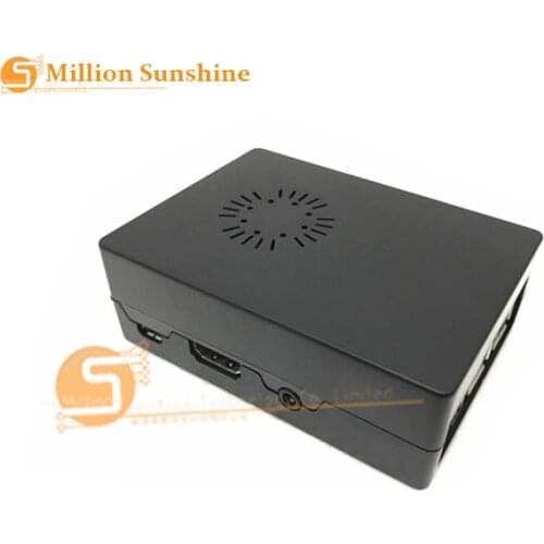 Official Protective Case For Raspberry Pi 3 Case Black Transparent with Cooling Fan for Raspberry pi 3 free shipping