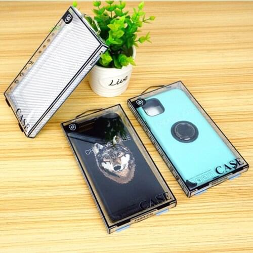 Factory Wholesale Blister PVC Plastic Clear Retail Packaging Package Box for Phone 4.7~6.5 Inch Clear Mobile Phone Case Cover