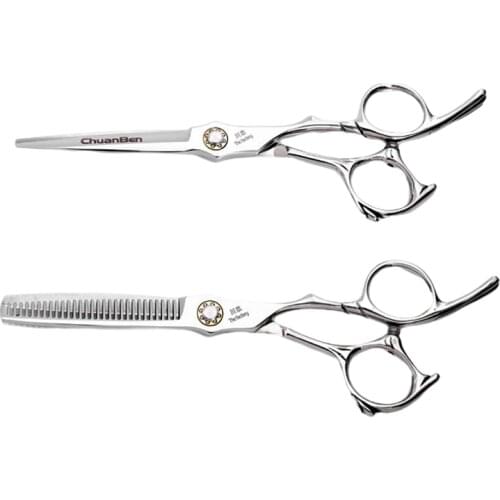 Hair Scissors Cutting Barber Steel Stainless Shears Salon Hairdressing Professional Hand Hair Cutting Scissors