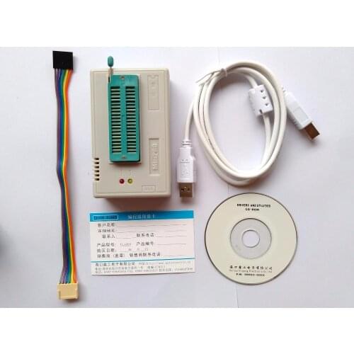 V8.51 XGecu TL866II Plus programmer TL866ii 1.8V nand flash 24 93 25 eprom avr usb mcu Bios EPROM better than TL866A/CS