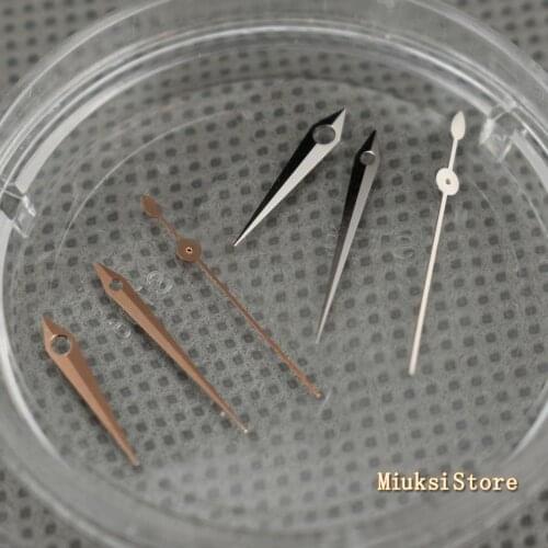 Debert silver/rose gold watch hands fit Miyota 8205,8215,821A Mingzhu DG2813 3804 Movement