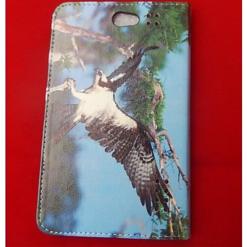 Myslc Tri-folding Printed PU leather case Cover For Digma Plane 7547S 3G 7 Inch Tablet