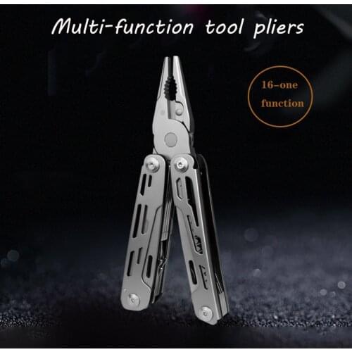 EDC Camping Hardness HRC42-46 Multitool Plier Cable Wire Cutter Multifunctional Multi Tools Outdoor Camping Folding Knife Pliers
