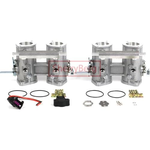 SherryBerg pair (2 pcs ) 40dcoe 40 dcoe 40mm Twin Throttle Body Injection + TPS + fuel rail Weber/Dellorto/Solex DCOE/DHLA