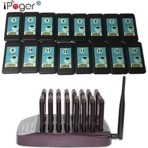 High efficiency hand held alphanumeric table buzzer