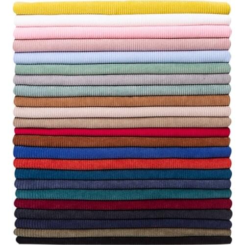 High Quality Polyester Wide Wale Corduroy Quilting Fabric for DIY Handmade Clothes Upholstery Fabric