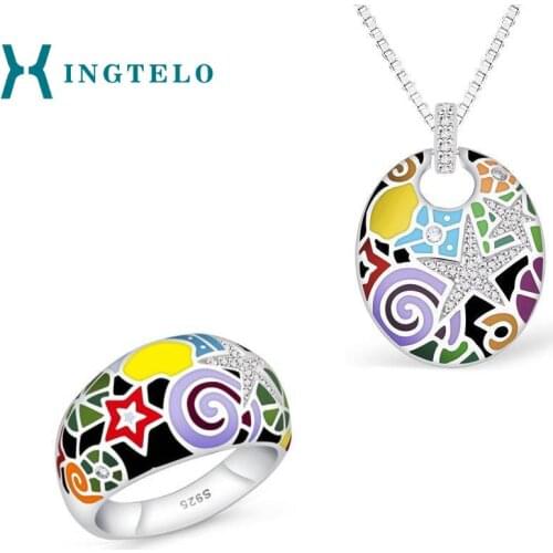 XINGTELO Rings With Crystals