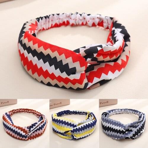 Ladies Corrugated Hair Band Fashion Elastic Female Makeup headband Girls headdress FD042