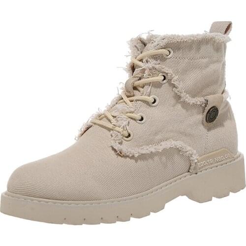 Martin Boots Women Spring And Autumn Handsome Boots 2019 New Summer Breathable Wild England Wind Ladies Motorcycle Shoes