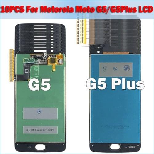 10pcs Original G5 Plus LCD For Motorola MOTO G5 lcd XT1672 Display G5 Plus LCD XT1685 Touch Screen Digitizer Replace G5 Plus LCD