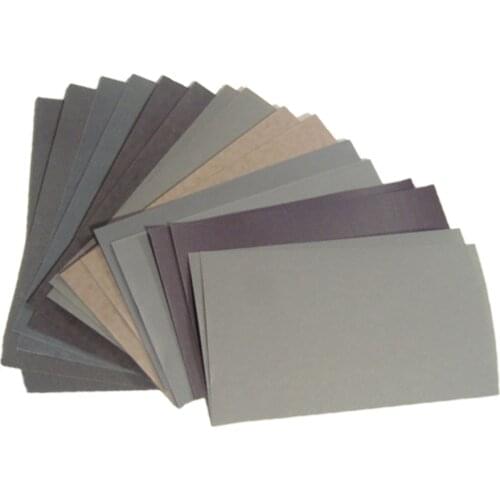 15pcs Set Car Sandpaper 400/600/3000/800/1000/1200/1500/2000/2500 Grit Abrasive Tools auto Polishing Grinding Wood Crafts