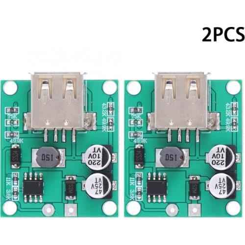 2Pcs USB Voltage Regulator Junction Box Module for Solar Panel Folding Bag Input 5-18V Output 5V2A