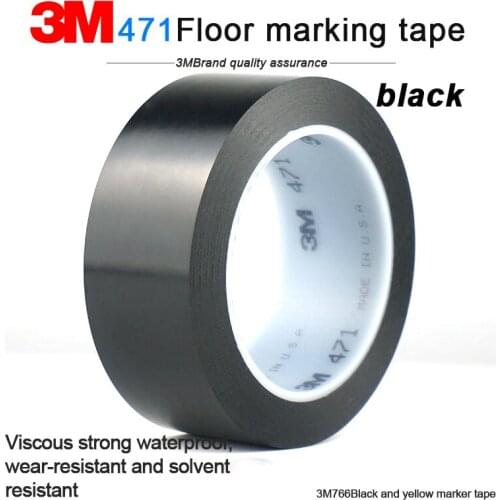 3M 471Warehouse area marking non-trace floor marking heat-resistant warning tape automotive spray paint protective tape