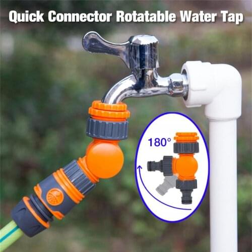 Garden Faucet Adapter Hose Connection Watering Irrigation Equipment Plastic Anti-bending Gardening Water Pipe Tools
