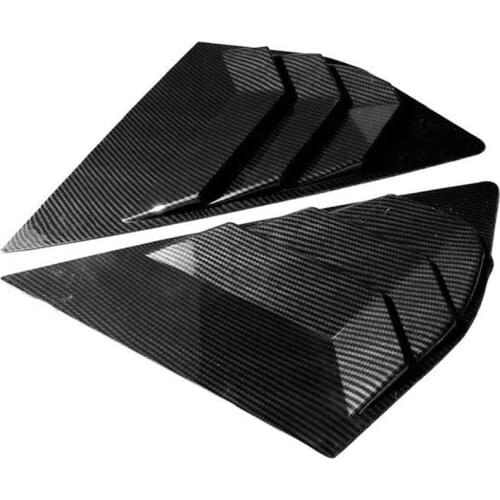 Car Rear Window Blinds Side Tuyere Louvers Vent Rear Window Louvers for Ford Focus ST MK3 Hatchback