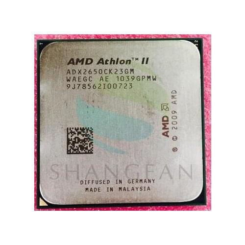 Free shipping for AMD Athlon II X2 265 3.3GHz Dual-Core CPU Processor ADX265OCK23GM Socket AM3 938pin