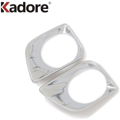 For Toyota Prado J150 FJ 150 2010 2011 2012 2013 Chrome Front Foglight Fog Light Cover Trim Car Protect Accessories