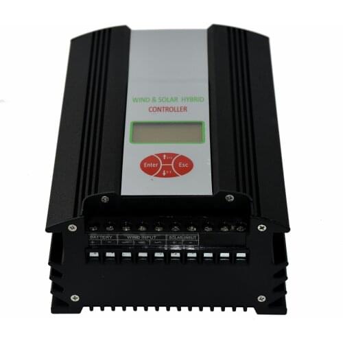 900W 24V/48V wind solar hybrid controller( 600w wind + 300w solar+LCD display) / hybrid regulator charger