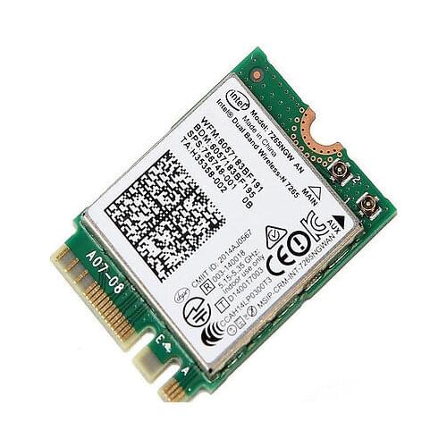 Wireless Adapter Card for Intel Dual band 300Mbps HP Intel 7265NGW AN Wireless-N NGFF M.2 Card sps:756748-001