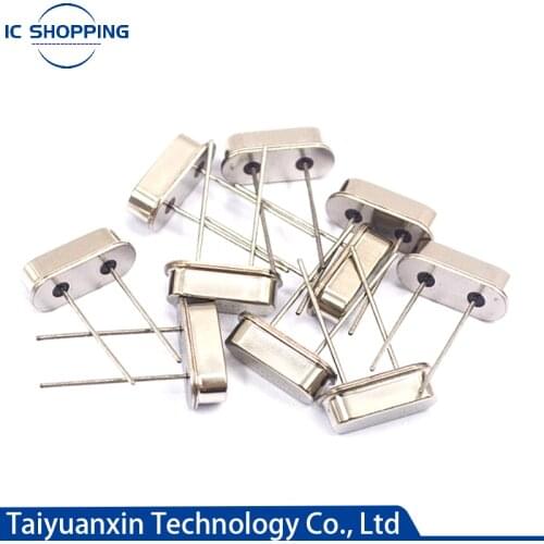 20PCS Quartz Crystal In-line HC-49S Passive Clock Crystal 3.579545 4 4.096 6 7.3728 8 8.192 10 11.0592 12.288 13.560 16MHz