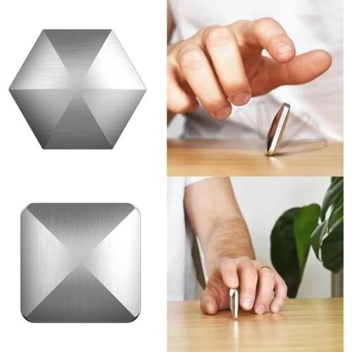 Fingertip Gyro Metal Flip Toys Desk Rotating Pocket Office Relieve Stress Toys Childrens And Adults Decompression Artifact Gift
