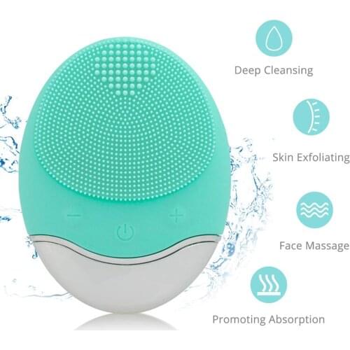 Multifunction Devices for Beauty Eyes Electric Face Cleansing Brush Skin Cleaning Device Remover-imperfections Care Device. Skin