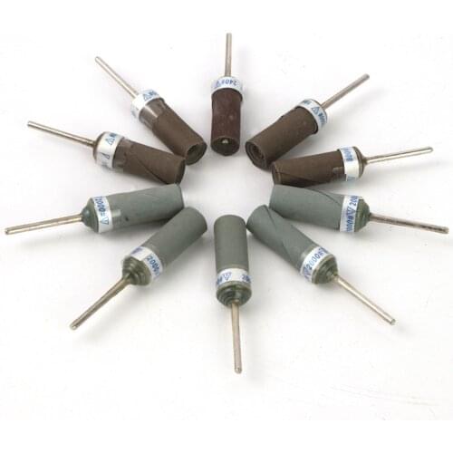 20PCS Sandpaper Grinding Rod For Jewelry Polishing 2.35MM Shank Electric Rotary Tool Accessory