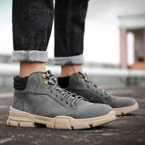 Shoes zapatos mens winter platform summer sole hombre boots official invierno hightop quality scarpa lether vintage men leather