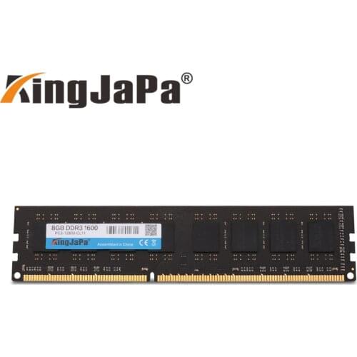 Kingjapa Ram DDR3 4GB 1333 MHz Desktop Memory 240pin 1.5V 2GB 8GB New DIMM 1600 PC3 12800 CL11 DDR2 2G 800MHz PC2-6400U New