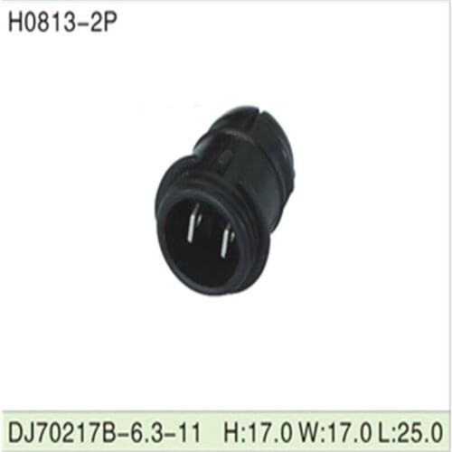 500PCS DJ70217B-6.3-11 6.3mm 2Pin AMP Car Electrical Wire Connectors for Audi ,BMW,Honda,Toyota,NISSAN AND other models