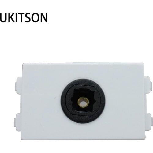 SPDIF Optical Toslink Coaxial Slot 23x36mm Socket Connector For Ugreen Vention Digital OPT Audio Cable Adapter Wall Panel