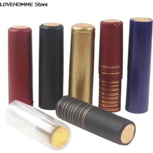 PVC Heat Shrink Cap 10pcs/lot Bar Party Supplies For Home Brewing Wine Bottle