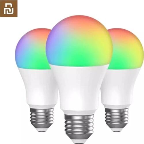 Youpin inncap Smart LED light Bulb Colorful E27 Dimmable Lampada Timer Night Light Bulb work xiami mi home mijia Smart APP
