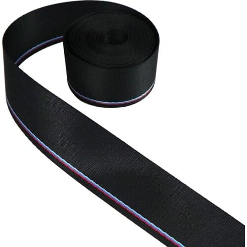 Universal New Car Seat Belt Webbing Strap Thicken Car Modified Safety Seat Safety Belts Harness Backpack Belt Fashion Color Ribb