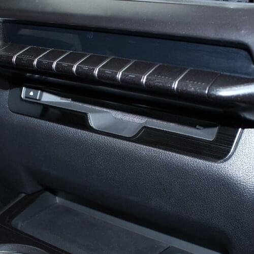 Interior carbon fiber pattern the control CD panel decorative frame car Accessories For Lexus UX200 UX250h UX260h 2019 2020