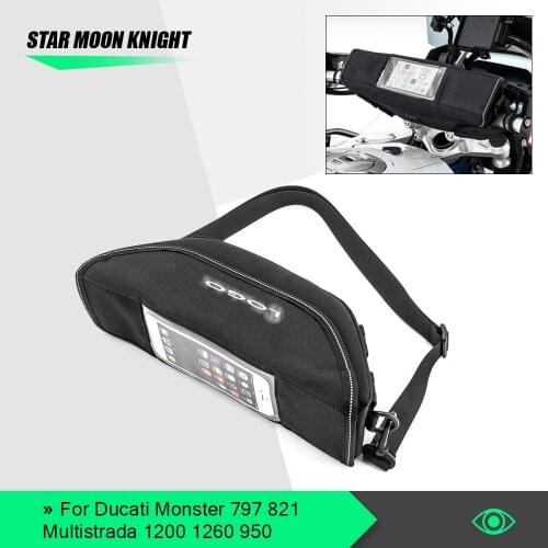 Handlebar Waterproof Bag Travel Bag for Ducati Monster 797 821 Multistrada 1200 1260 950 storage bag