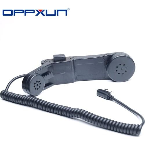 Military Handheld Speaker Microphone PTT for BaoFeng UV-5R BF-888s GT-3 DM-5R Plus TYT Kenwood Walkie Talkie Radio Shoulder Mic