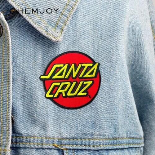 Skateboard Iron on Embroidery Patch for Clothing Letter for Backback Clothes Sticker Sewing Appliques