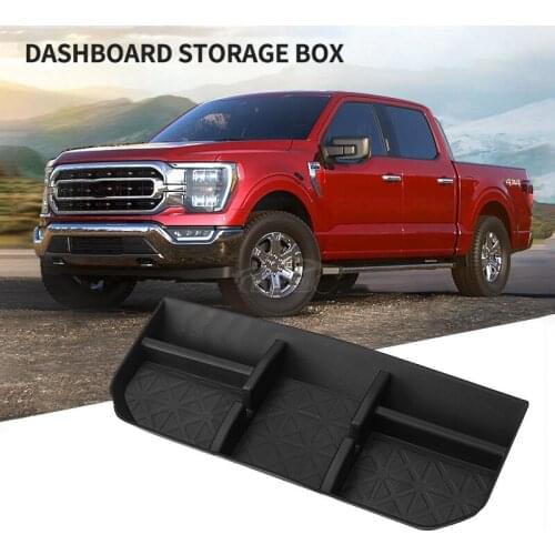 Car Dashboard Storage Box for Ford F150 F-150 2021 Multifunctional Non-Slip Phone Storage Box Car Interior Accessories