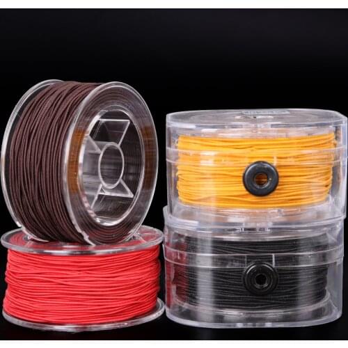 0.8mm 1mm 1.2mm 1.5mm 40m Core Elastic Cord with Box Beading Stretch Thread Line String Rope DIY Beads Bracelet Jewelry Making