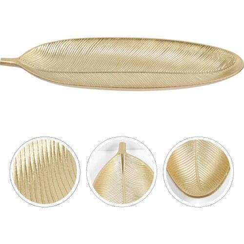 1Pc Wooden Serving Plate Dessert Platter Food Dish Leaf Salad Tray Snacks Plate Fruit Plate Serving Tray